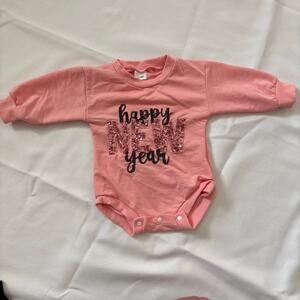 Infant Baby NewBorn Size 0-3 Month First New Year Eve Girl Outfit